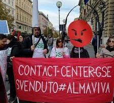 Almaviva: la solidarietà alle lavoratrici e ai lavoratori del Contact center GSE
