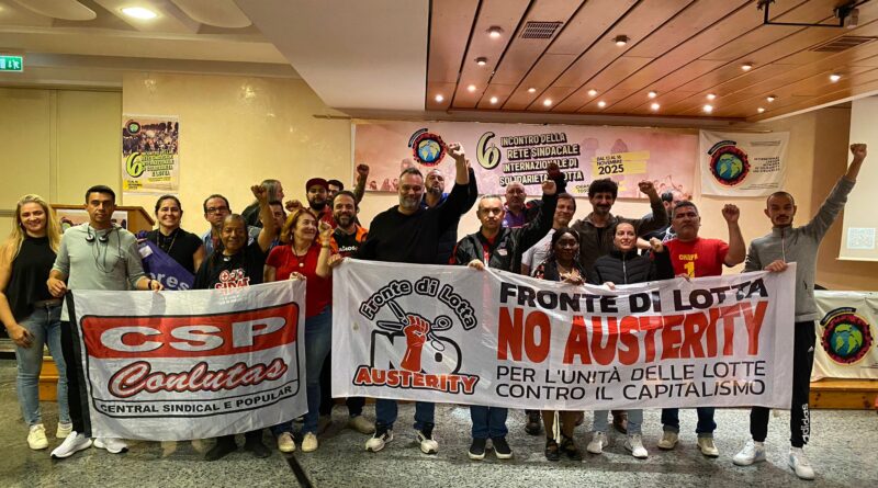 Manifesto del 6° incontro della Rete sindacale internazionale di Solidarietà e di lotta