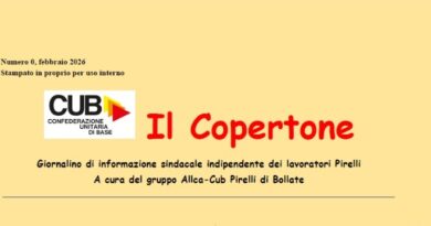 Auguri a “Il Copertone”, il nuovo giornalino di fabbrica degli operai Pirelli
